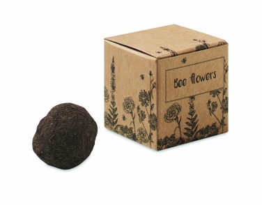 Logo trade corporate gifts picture of: Seed bomb with bee flowers