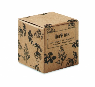 Logotrade promotional items photo of: Herb seed bomb in carton box