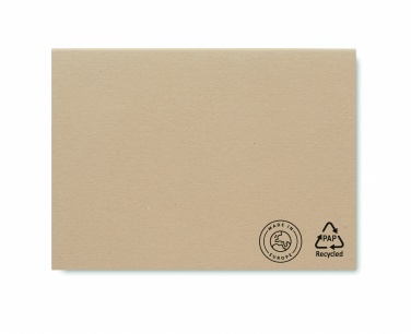Logo trade corporate gifts image of: Recycled paper memo block
