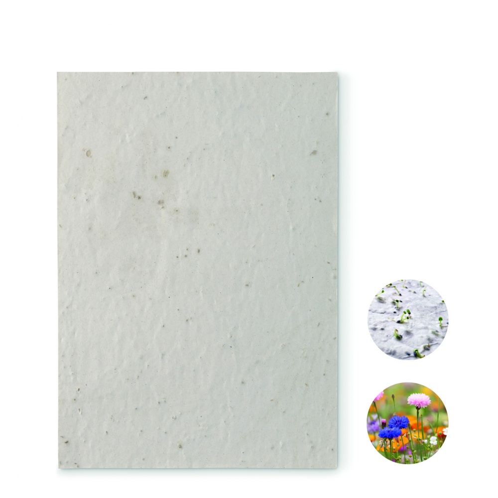 Logotrade promotional giveaways photo of: A5 wildflower seed paper sheet