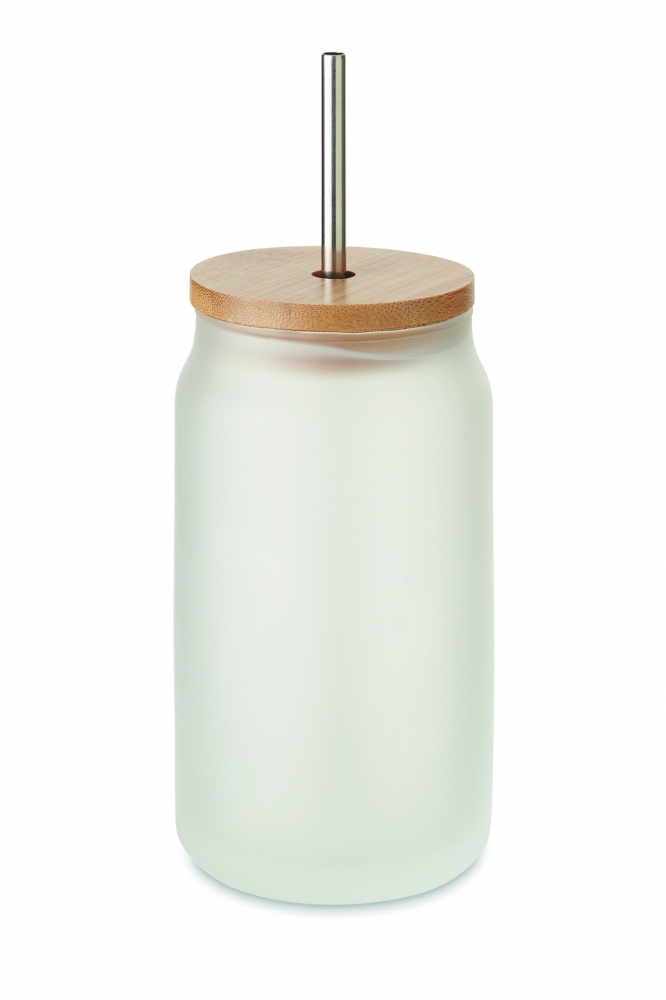 Logo trade promotional gift photo of: Sublimation mason jar 400 ml