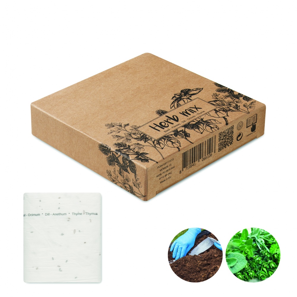 Logo trade promotional products image of: Herb seeds tape 3 meter