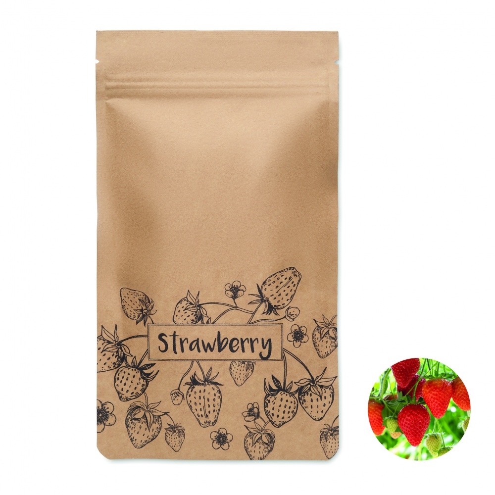 Logo trade promotional product photo of: Strawberry growing kit