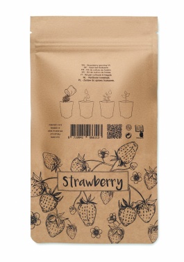 Logo trade business gifts image of: Strawberry growing kit