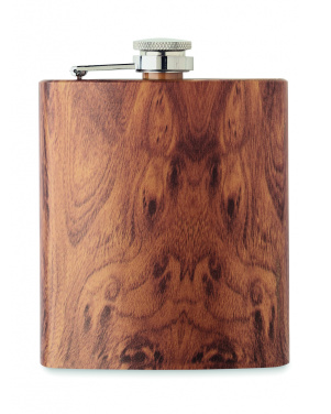 Logo trade promotional products image of: Slim hip flask 190 ml