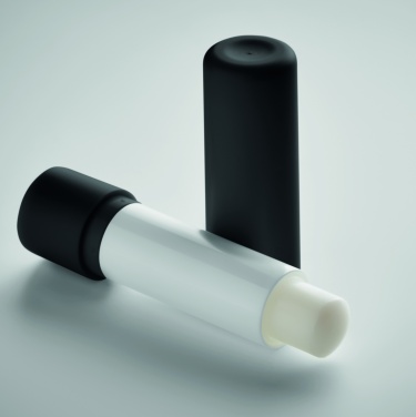 Logo trade promotional gifts image of: Vegan lip balm in recycled ABS