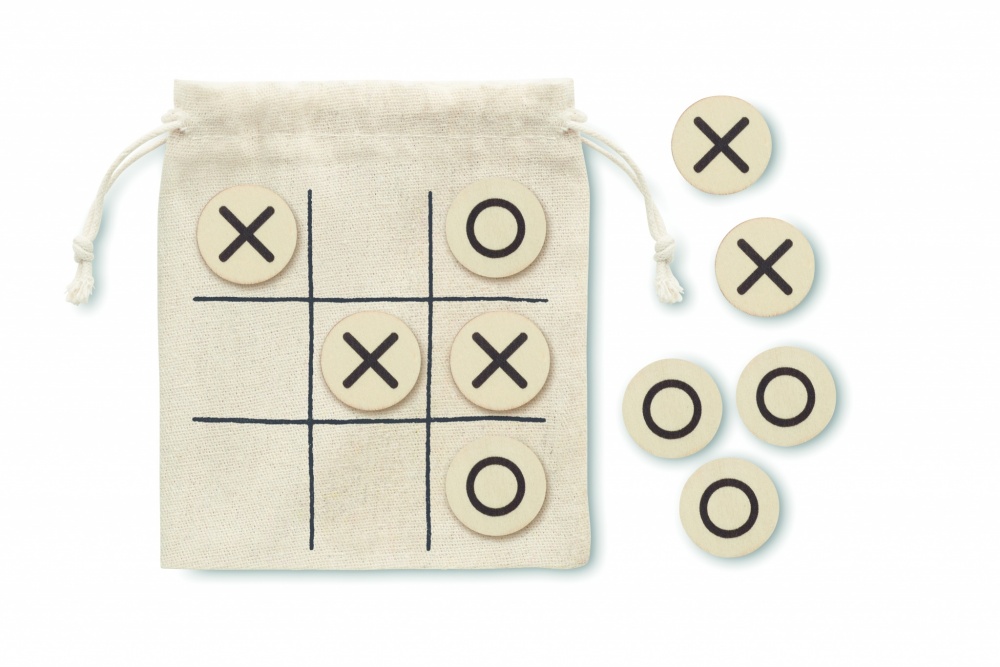 Logotrade promotional products photo of: Wooden tic tac toe