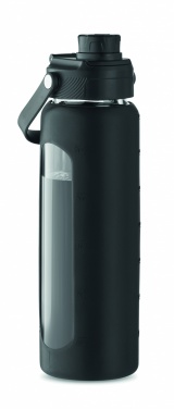 Logotrade advertising product image of: Glass bottle with sleeve 750 ml