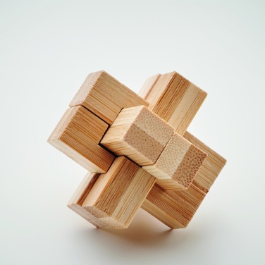 Logotrade promotional product image of: Bamboo brain teaser puzzle