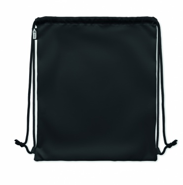 Logo trade business gift photo of: Large drawstring bag 300D RPET