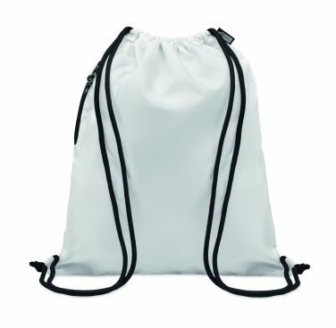 Logo trade promotional item photo of: Large drawstring bag 300D RPET