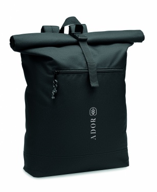 Logotrade corporate gift picture of: 600D RPET rolltop backpack