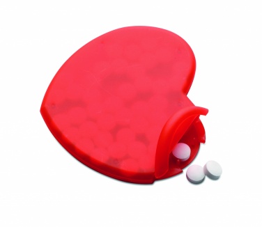 Logotrade promotional product picture of: Heart shape peppermint box