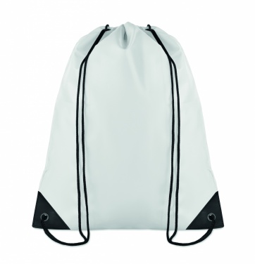 Logo trade promotional merchandise picture of: 190T Polyester drawstring bag
