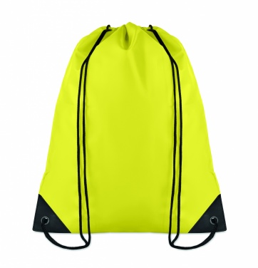 Logo trade promotional merchandise photo of: 190T Polyester drawstring bag