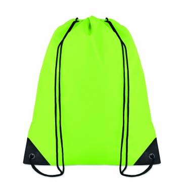 Logo trade promotional gift photo of: 190T Polyester drawstring bag