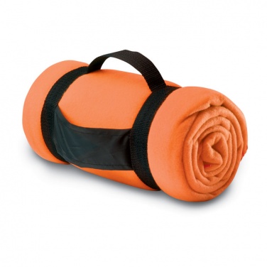 Logo trade business gifts image of: Fleece blanket