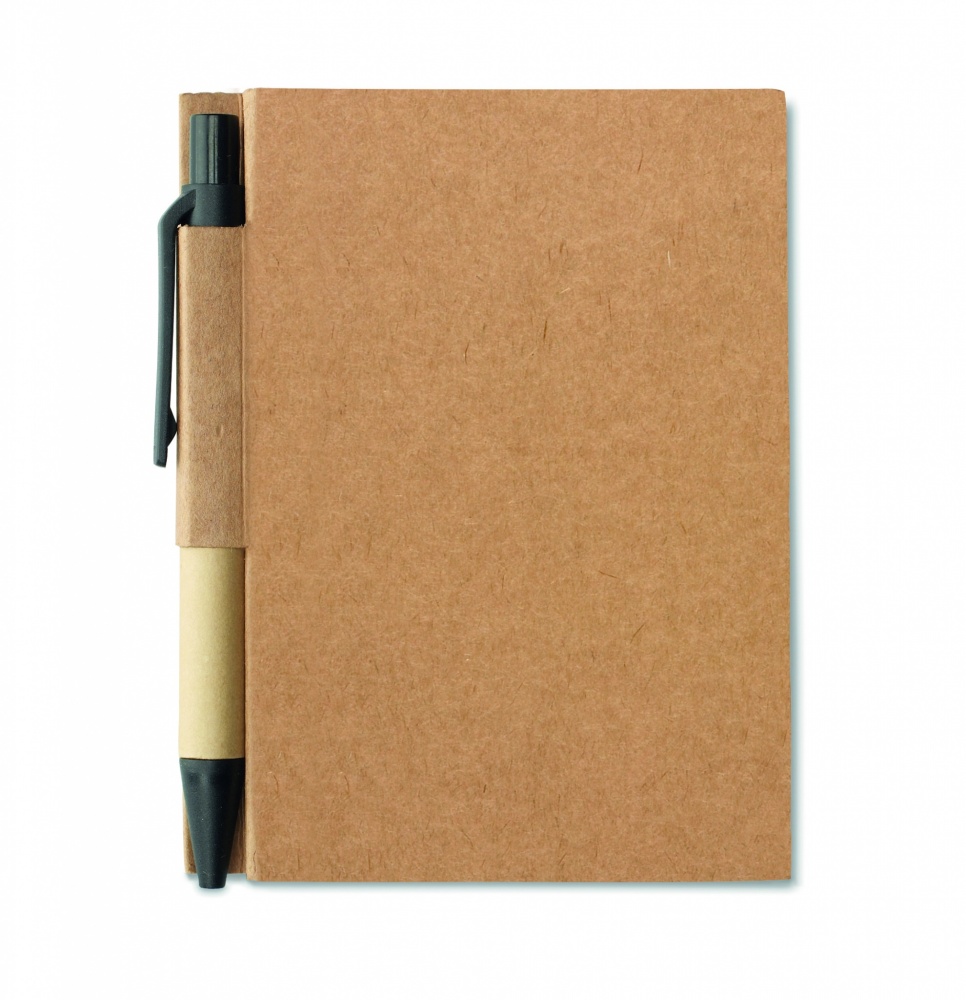 Logo trade promotional products picture of: Recycled notebook with pen