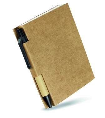 Logotrade promotional gifts photo of: Recycled notebook with pen
