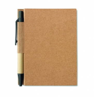 Logotrade promotional giveaways photo of: Recycled notebook with pen