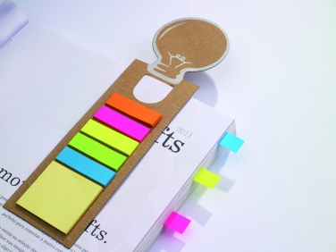 Logo trade corporate gifts picture of: Bookmark with sticky memo pad
