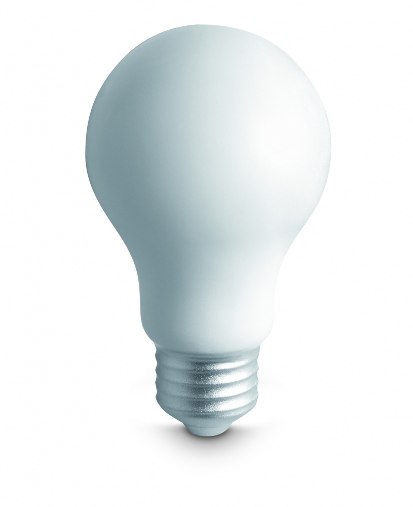 Logo trade business gifts image of: Anti-stress PU bulb