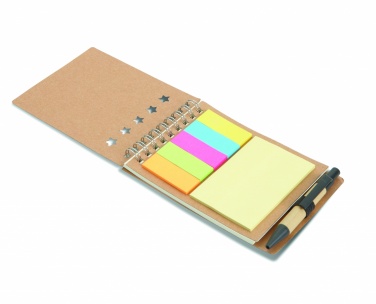Logotrade promotional products photo of: Notepad with pen and memo pad