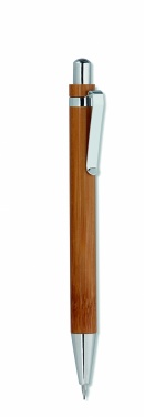 Logotrade promotional item image of: Bamboo pen and pencil set