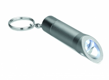 Logo trade advertising products picture of: Metal torch key ring Ylivieska