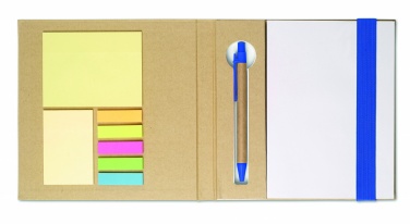 Logotrade promotional giveaways photo of: Notebook with memo set and pen