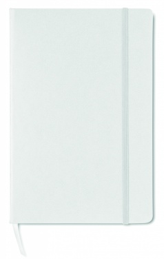 Logo trade promotional giveaway photo of: A5 notebook 96 squared sheets