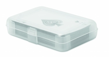 Logo trade corporate gifts picture of: Playing cards in pp case
