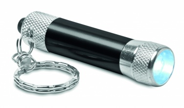 Logo trade promotional products image of: Aluminium torch with key ring