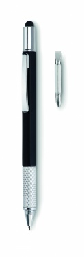 Logo trade promotional item photo of: Spirit level pen with ruler