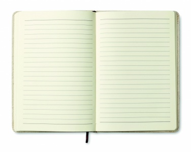 Logo trade promotional merchandise picture of: A5 canvas notebook
