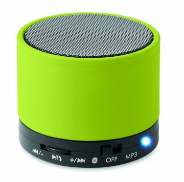 Logotrade promotional item image of: Round wireless speaker