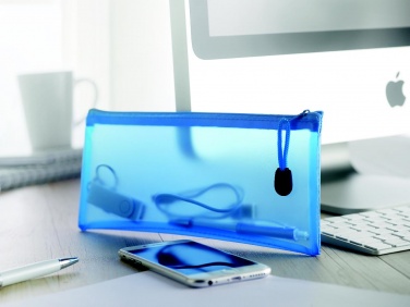 Logo trade promotional merchandise photo of: PVC pencil case