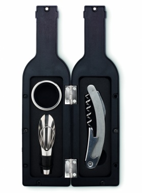 Logotrade promotional giveaway picture of: Bottle shape wine set
