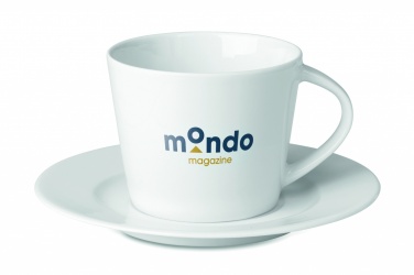 Logotrade promotional gift picture of: Cappuccino cup and saucer