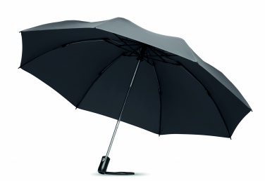 Logo trade business gifts image of: Foldable reversible umbrella