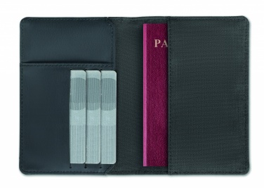 Logo trade advertising products image of: 2 Tone passport holder