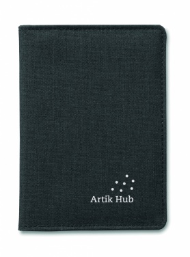Logo trade advertising products image of: 2 Tone passport holder