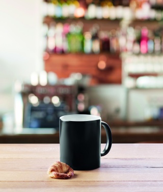 Logo trade corporate gift photo of: Dark sublimation mug 300ml