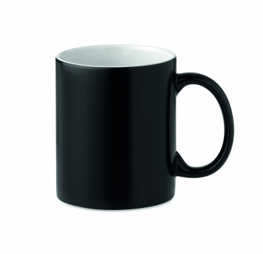 Logo trade promotional giveaways picture of: Dark sublimation mug 300ml