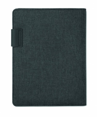 Logo trade promotional product photo of: A5 folder with power bank