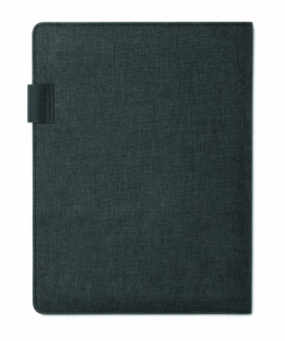 Logo trade corporate gifts picture of: A4 folder with power bank