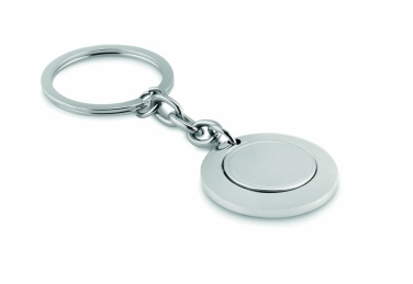 Logo trade promotional gifts picture of: Key ring with token Cēsis