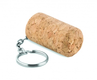 Logotrade promotional item image of: Wine cork key ring Sigulda