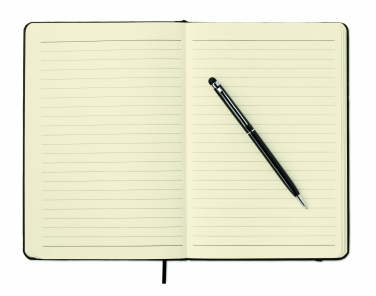 Logotrade corporate gifts photo of: A5 notebook w/stylus 72 lined