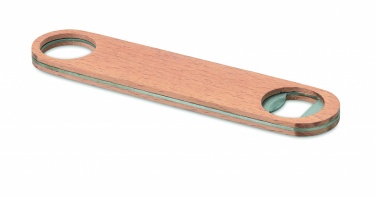 Logo trade promotional gifts picture of: Wooden bottle opener